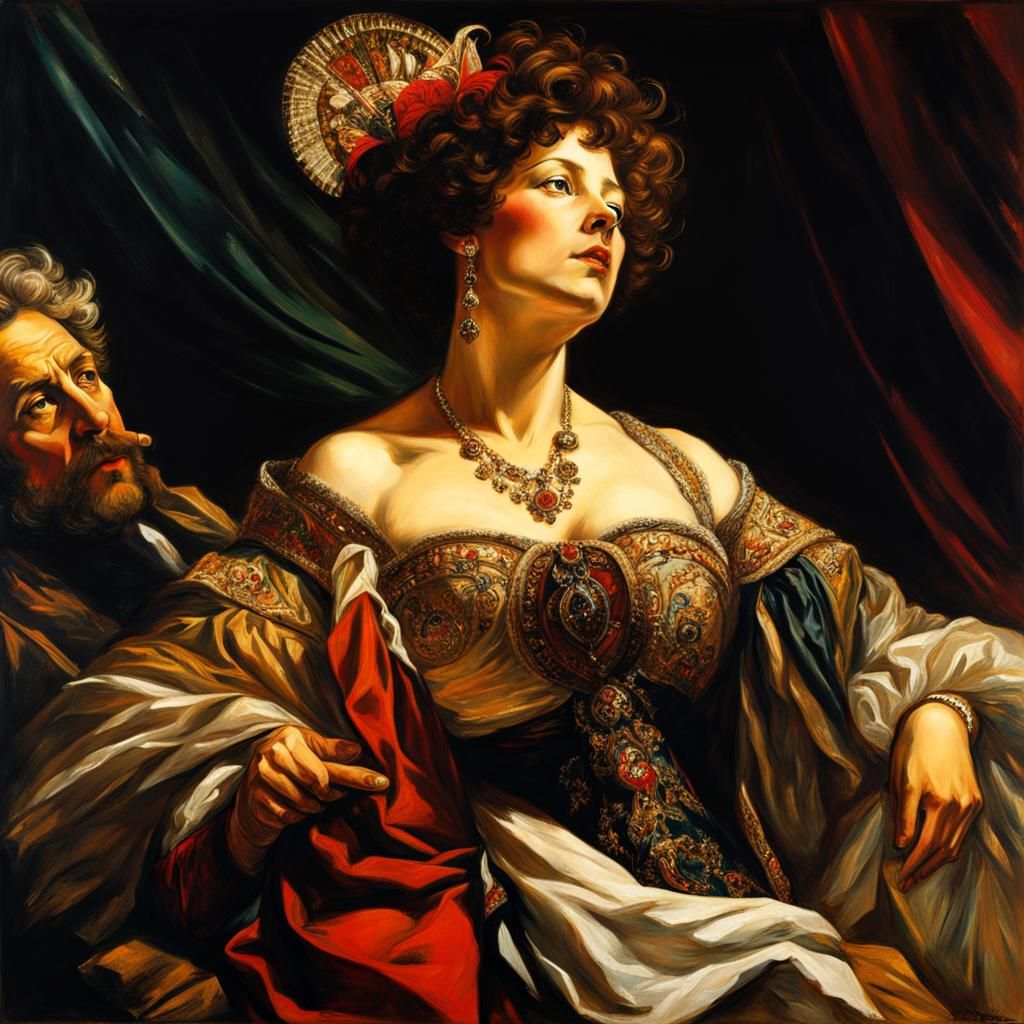 Sarah Bernhardt on stage