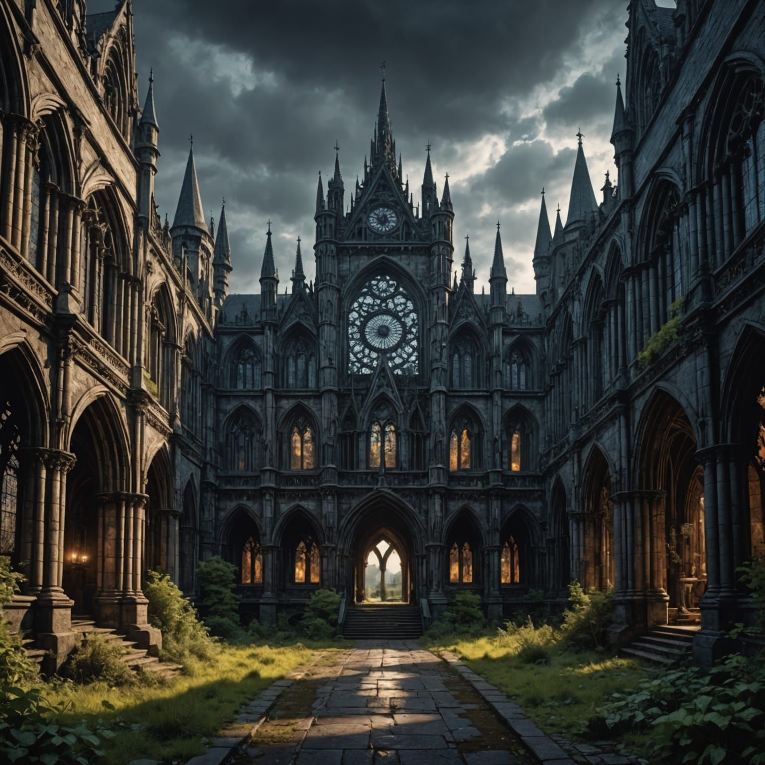 Epic Gothic Ruins in Stunning HDR