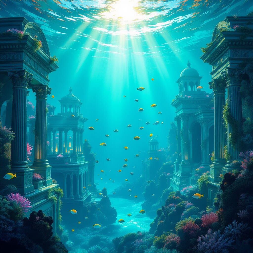 Atlantis: Sunken City in Turquoise Waters