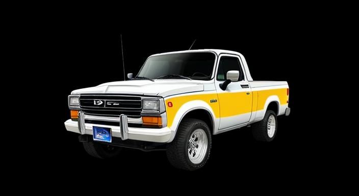 1989 Dodge D100 with Custom 'Disc Golf' Grill