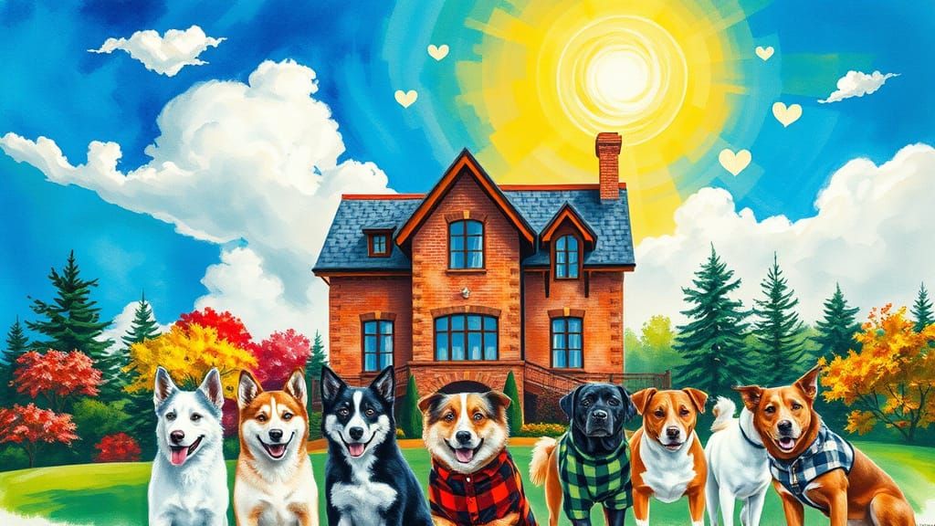 Dreamlike Watercolor of Phitaksadidtha House in Expressionis...