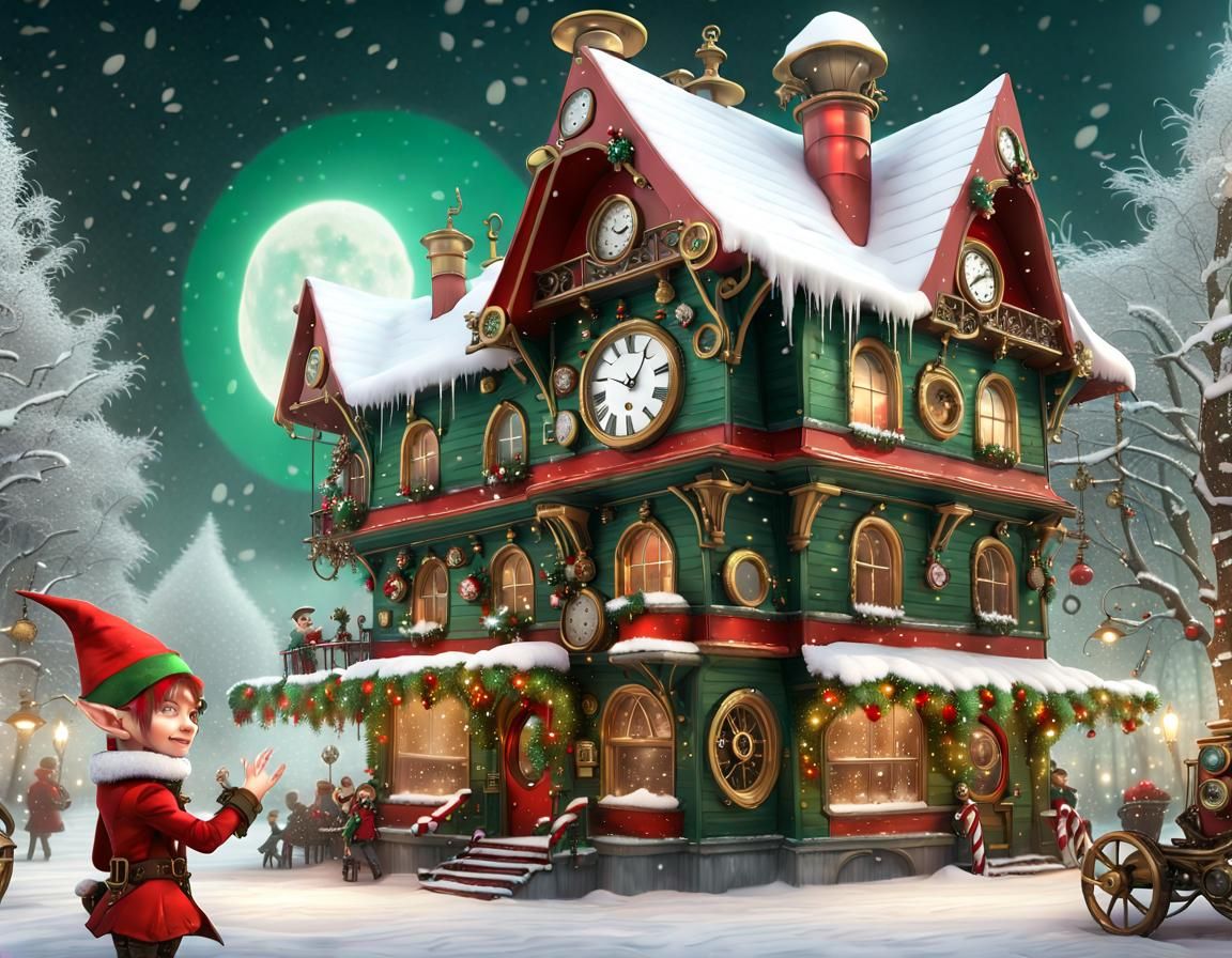 Steampunk Christmas Workshop with Chibi Elf