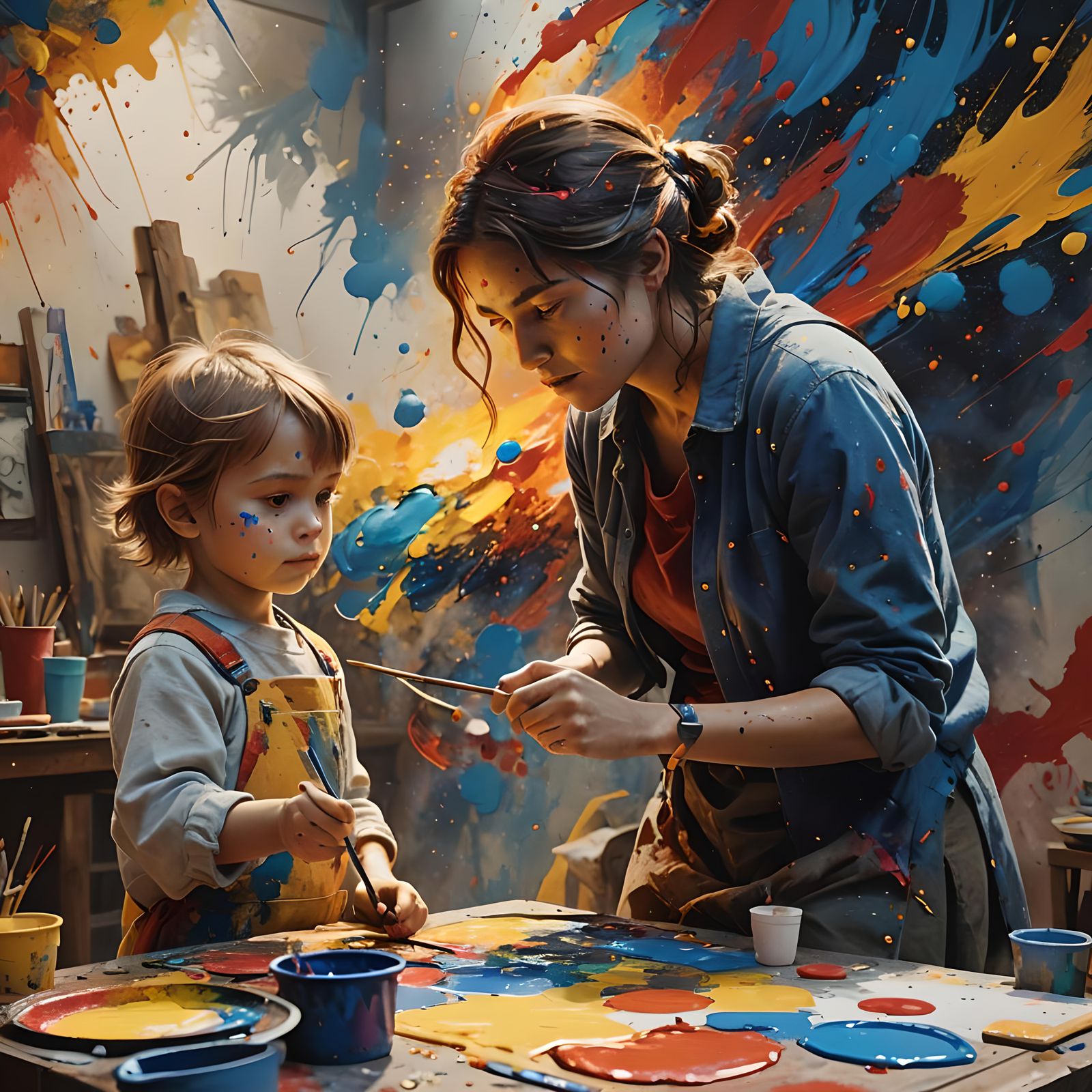 Encouraging Creativity: A Detailed Matte Painting