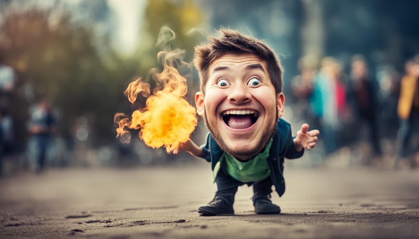 Toxic Fumes from Smiling Prankster Gnome