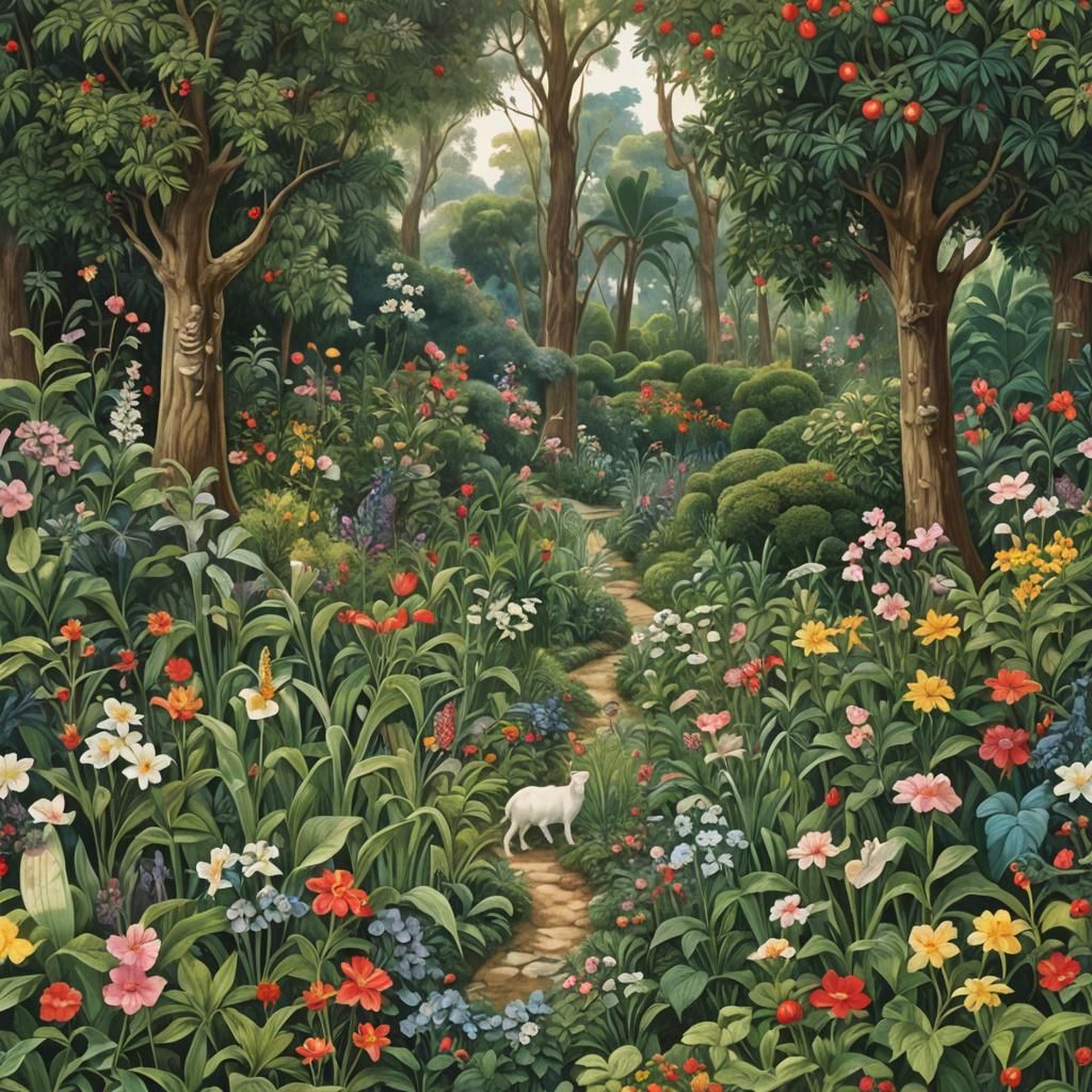 Lush Garden of Eden and Secret Garden