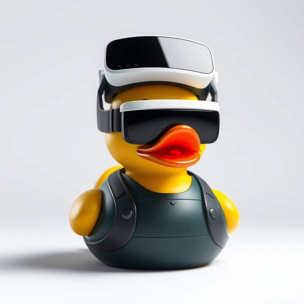 Rubber Ducky in VR Wonderland