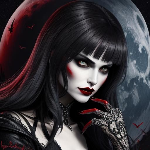 Vampire Attack: A Dark and Foreboding Scene