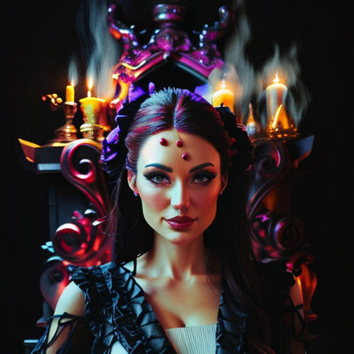 A Close-Up View of a Flickering Fireplace