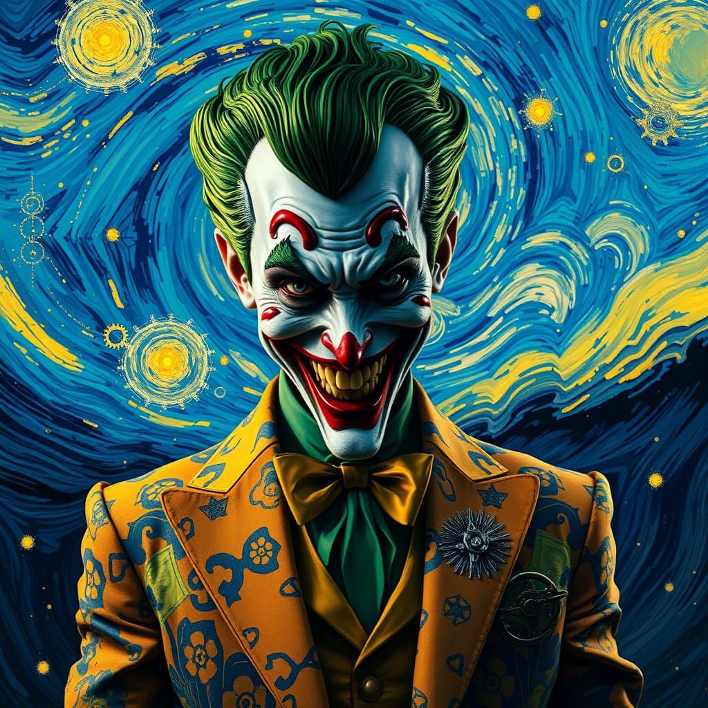 Chaos Reigns in Vibrant Joker Concept Art