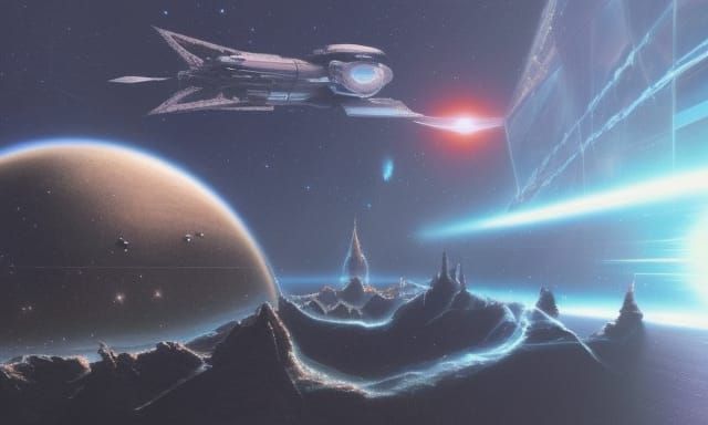 Cosmic Vibrations in Sci-Fi Concept Art