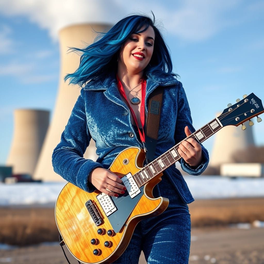 Singer Katy Perry Performs at Nuclear Power Plant in Cyberpu...