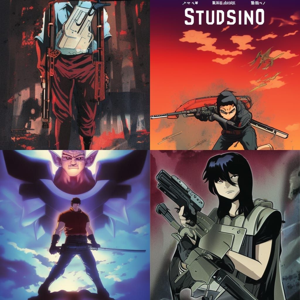 Punisher in Studio Ghibli Anime Style