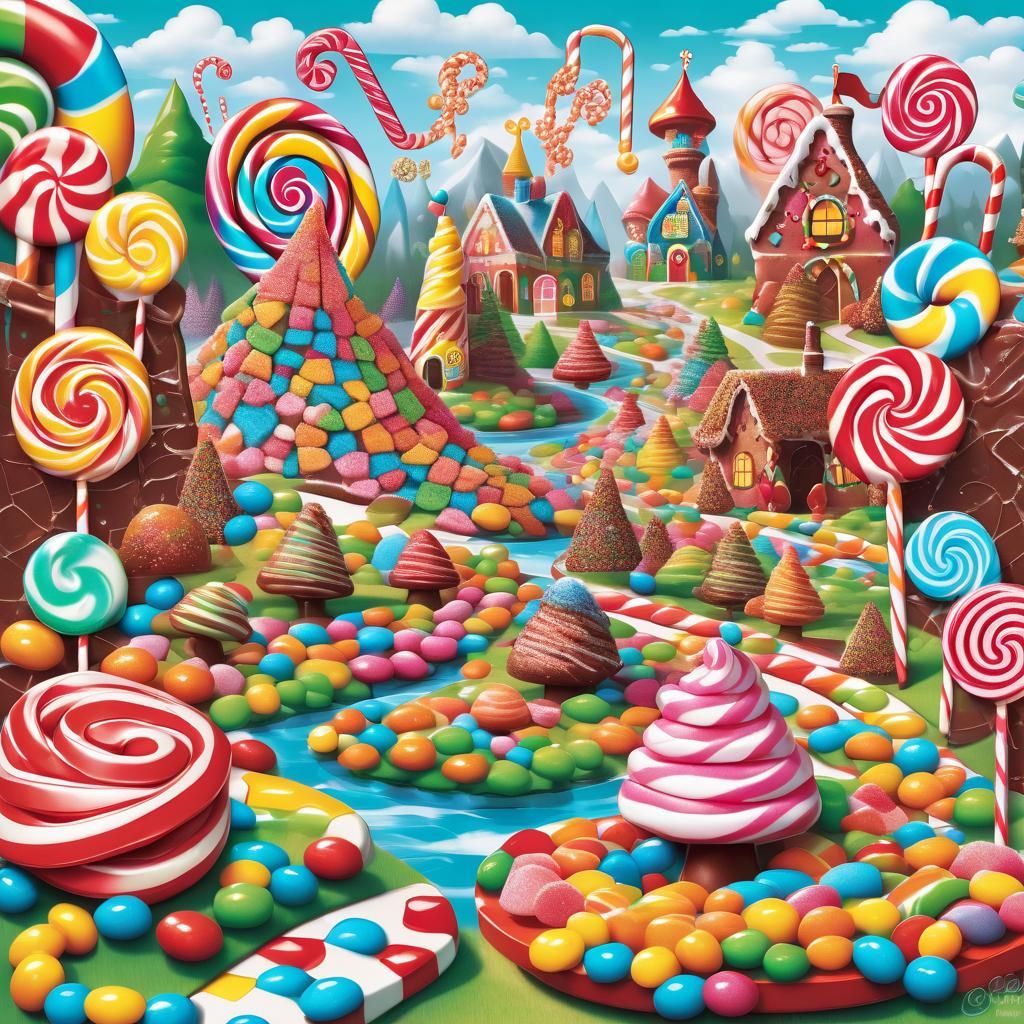 Candy Land Jigsaw Puzzle Image