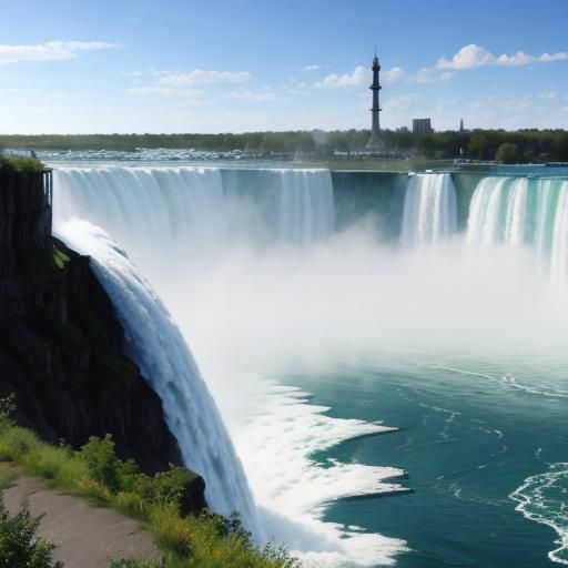 Niagara Falls Generated by AI