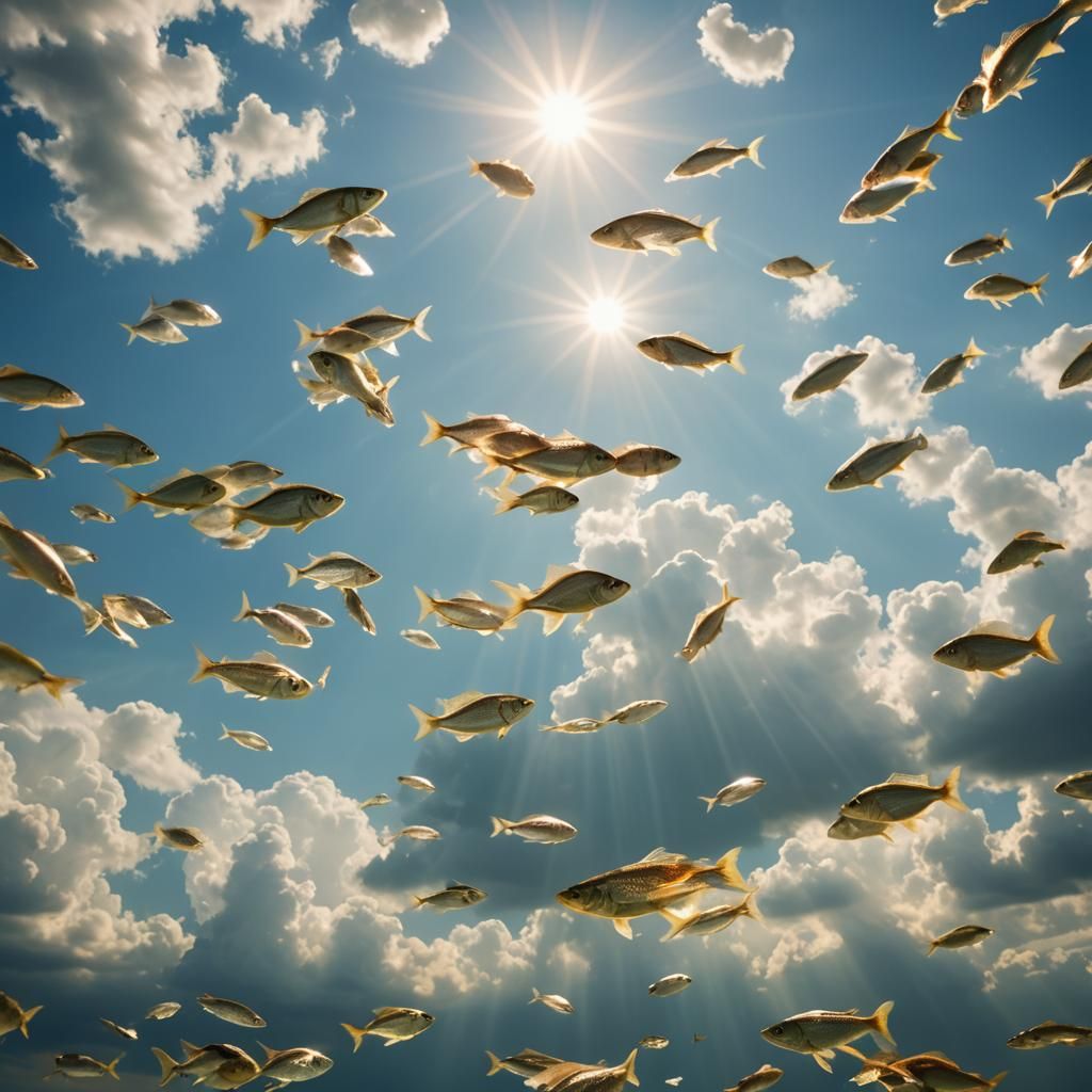 Fish in Heavenly Sunshine