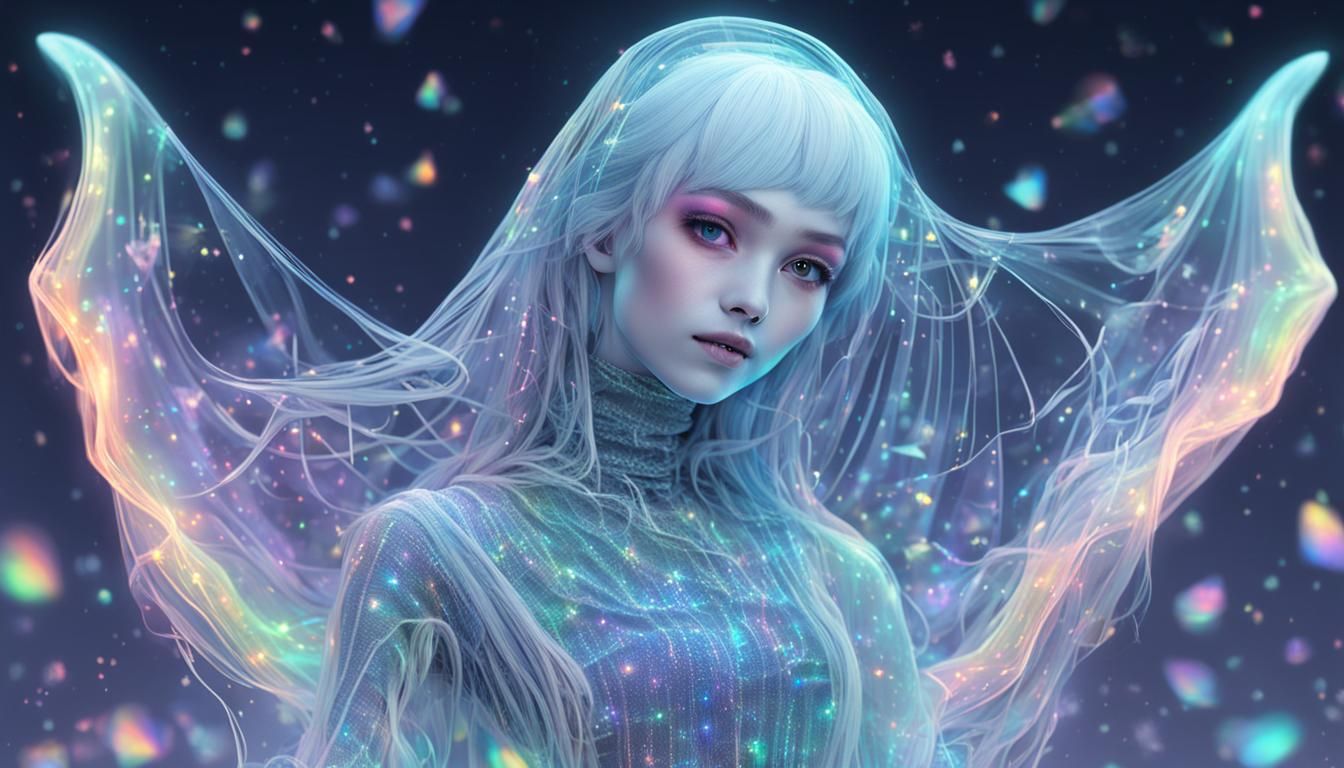 Holographic Female Ghost: A Digital Apparition