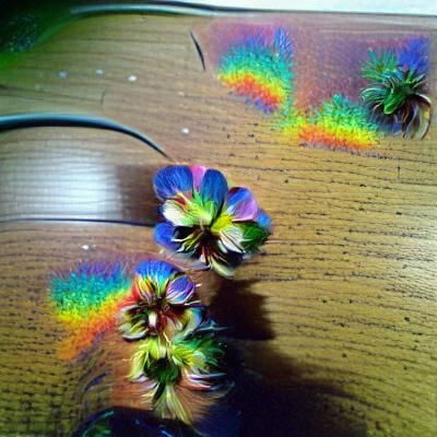 Rainbow Flowers in Full Bloom