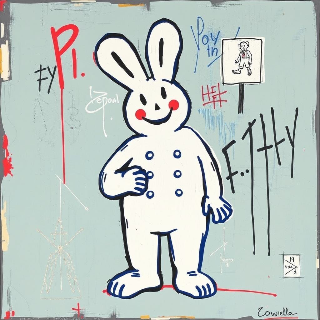 Basquiat's Pop Art Tribute to Pillsbury Doughboy