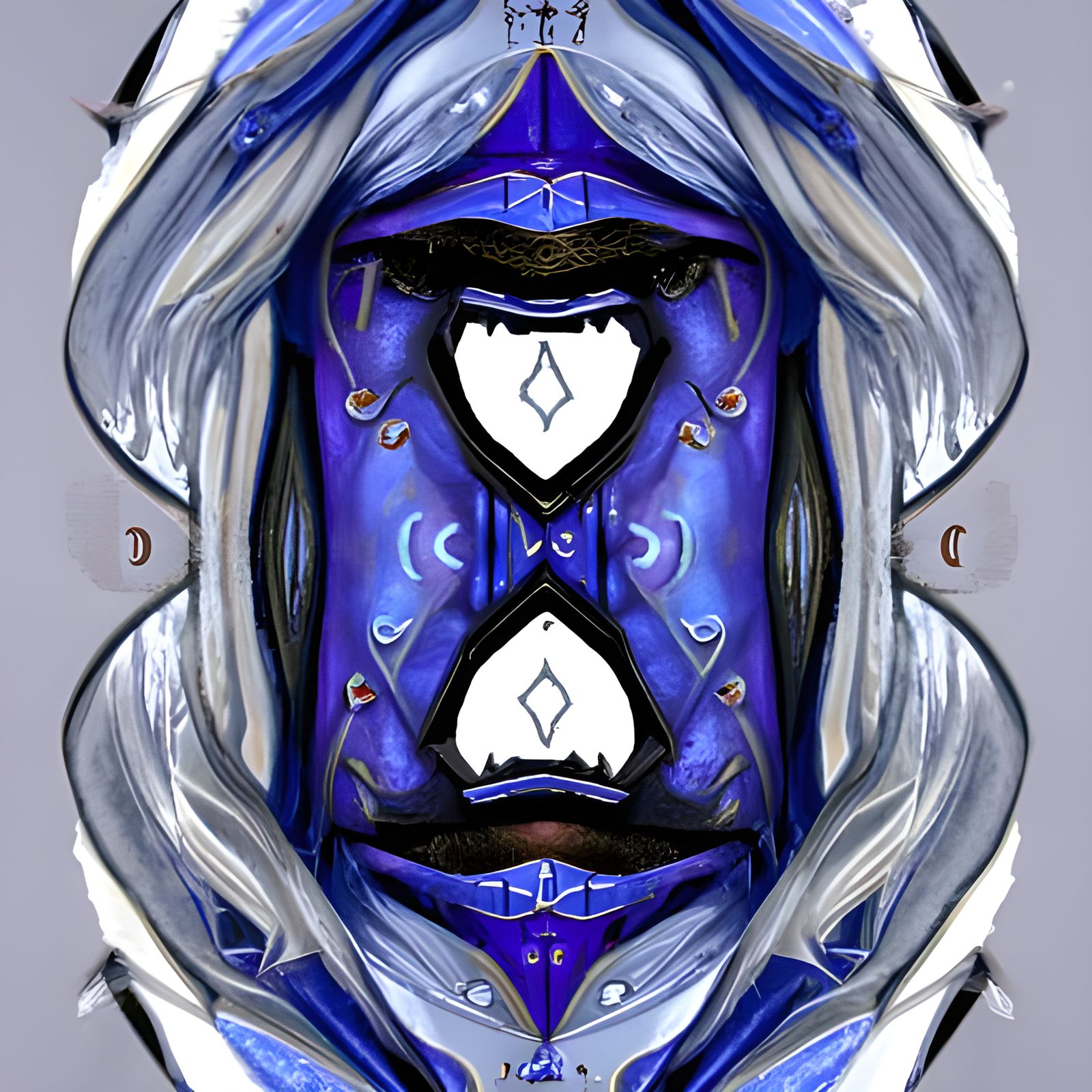 Drow Noble Character Portrait for DnD Commission