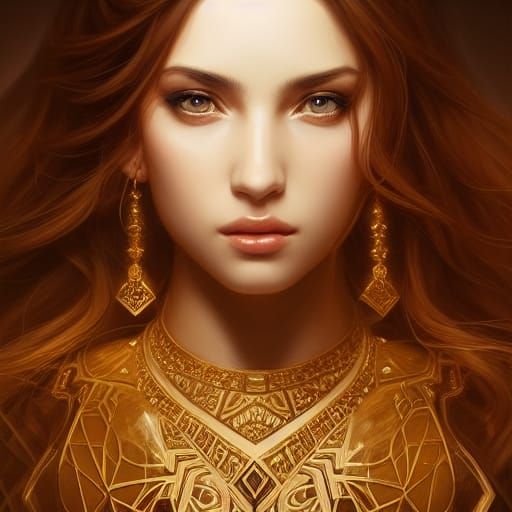 Ishtar: Photorealistic Portrait of Babylonian Goddess