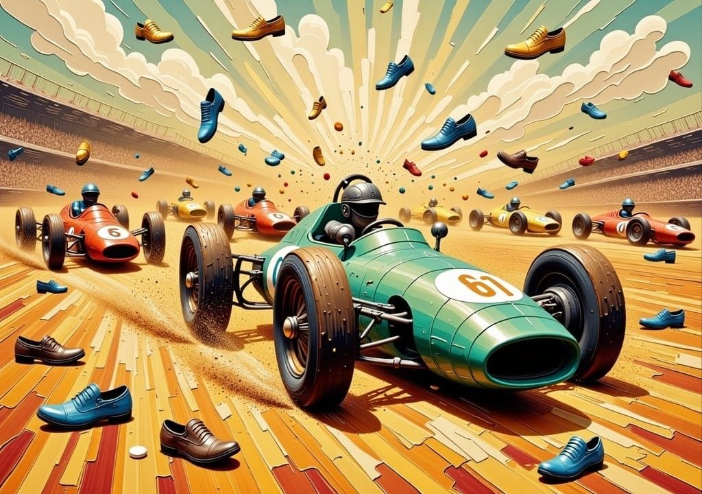 Indianapolis 500: A Whimsical Race with Old Shoes