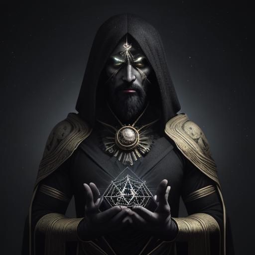 Surreal Saturnalia Nightmare Hellscape with Black Sun