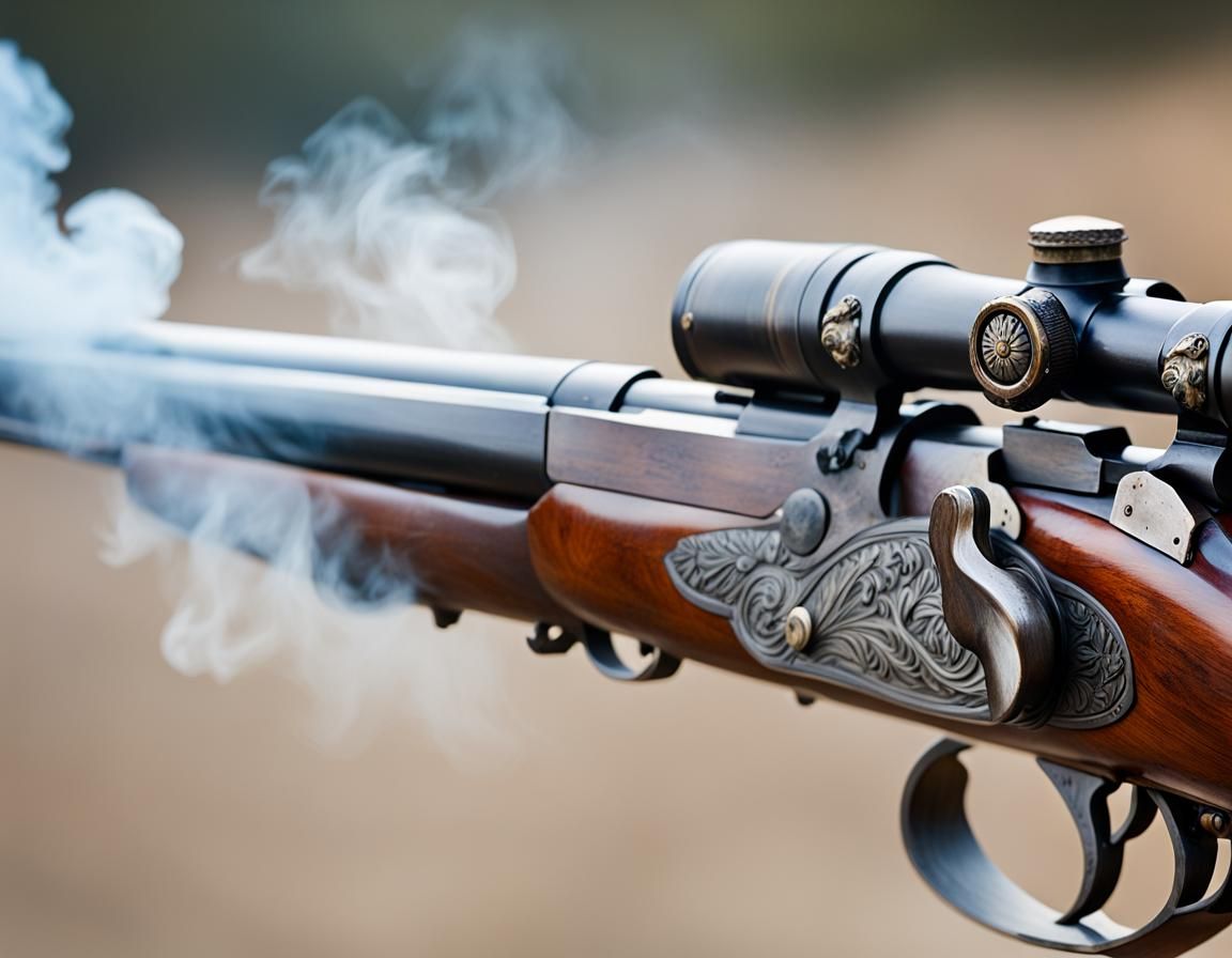 Flintlock Musket Firing: Super Slow Motion Action Shot