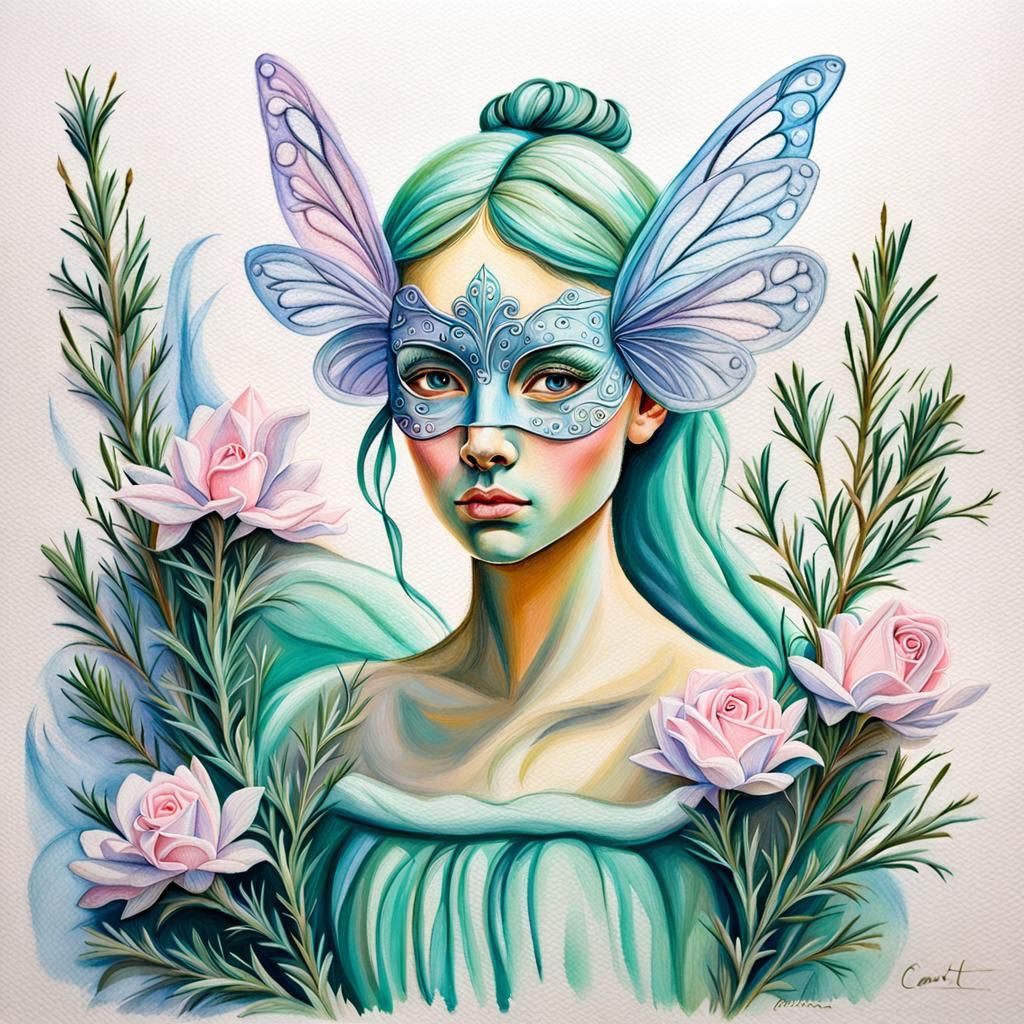 Pastel Trapunto Masks Inspired by Carll Cneut