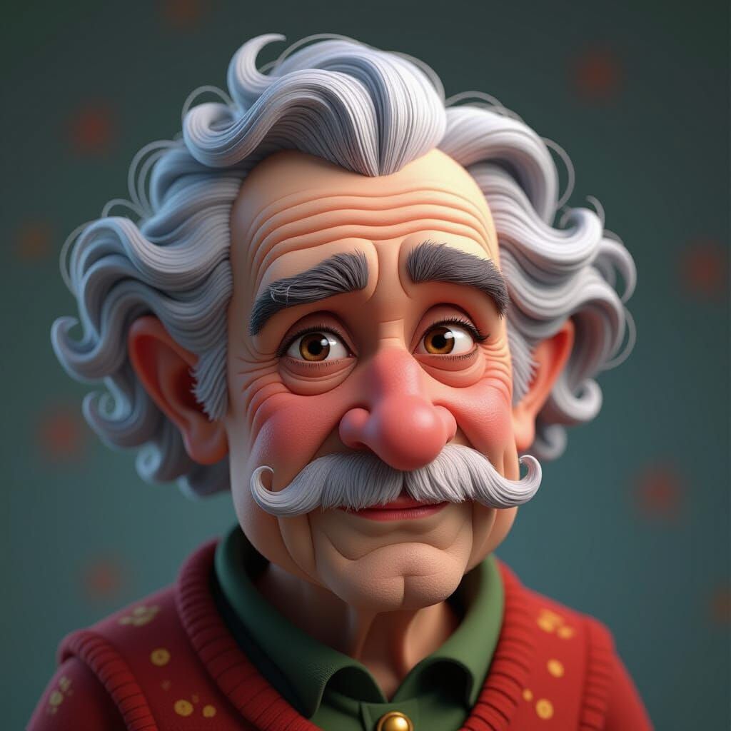 Gargamel Marries Perihan Teyze in Hyperrealistic 3D Style