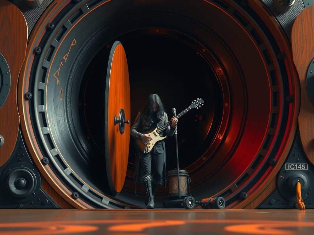 Miniature Rock Band's Stereo Adventure: Digital Art