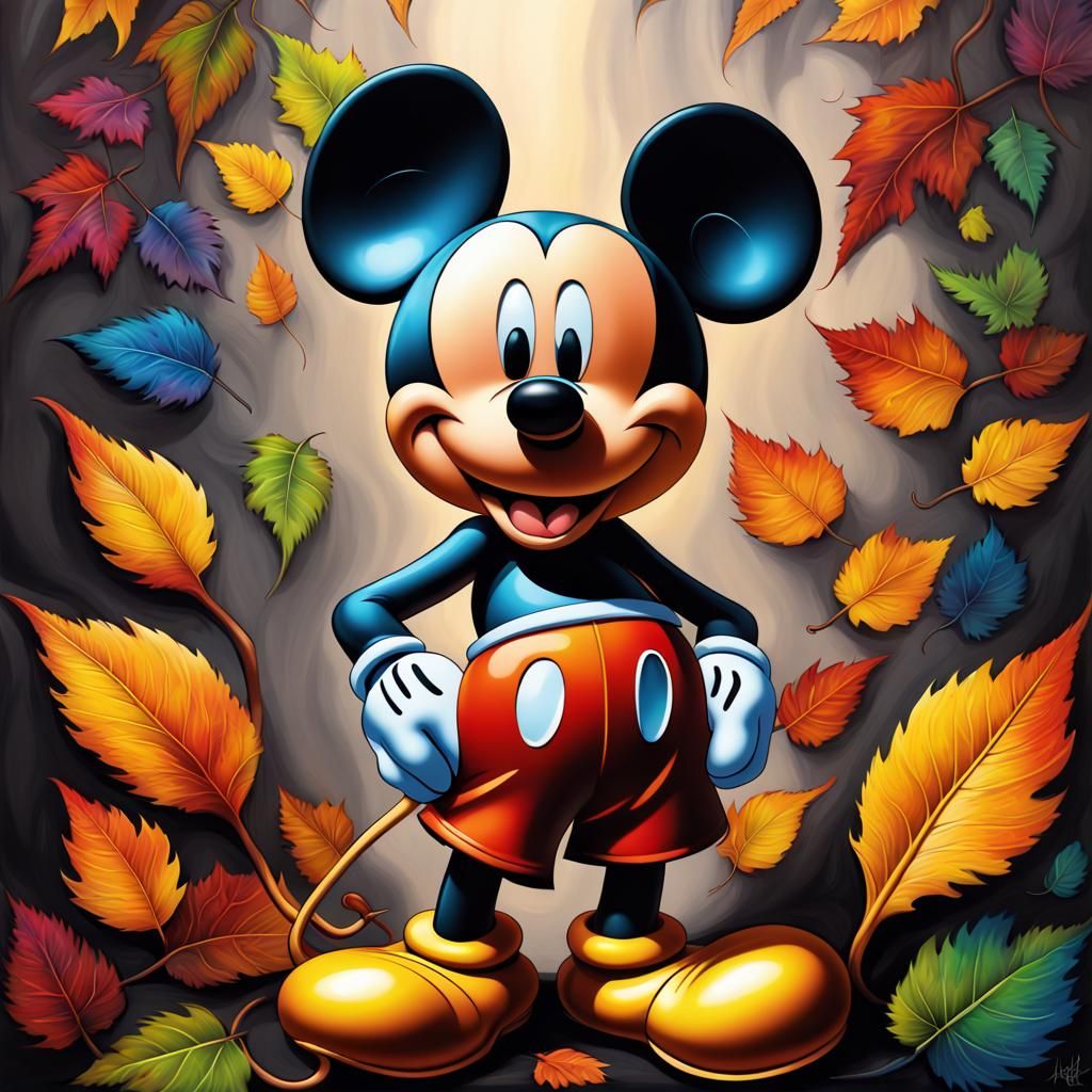 Leaf little mickey mouse