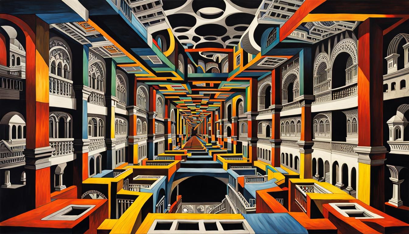 Escher-esque Upside Down World Wide Web