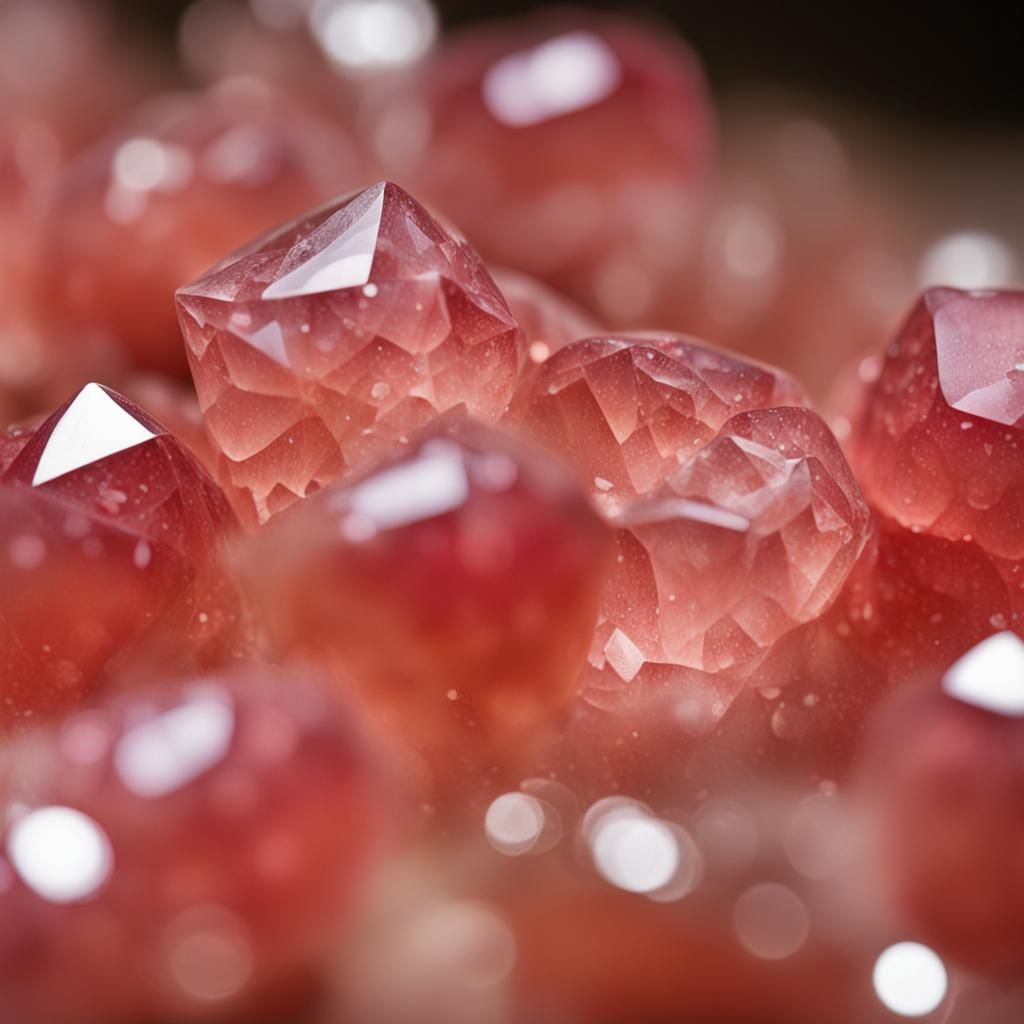 Strawberry Quartz Close-Up: Professional Photography