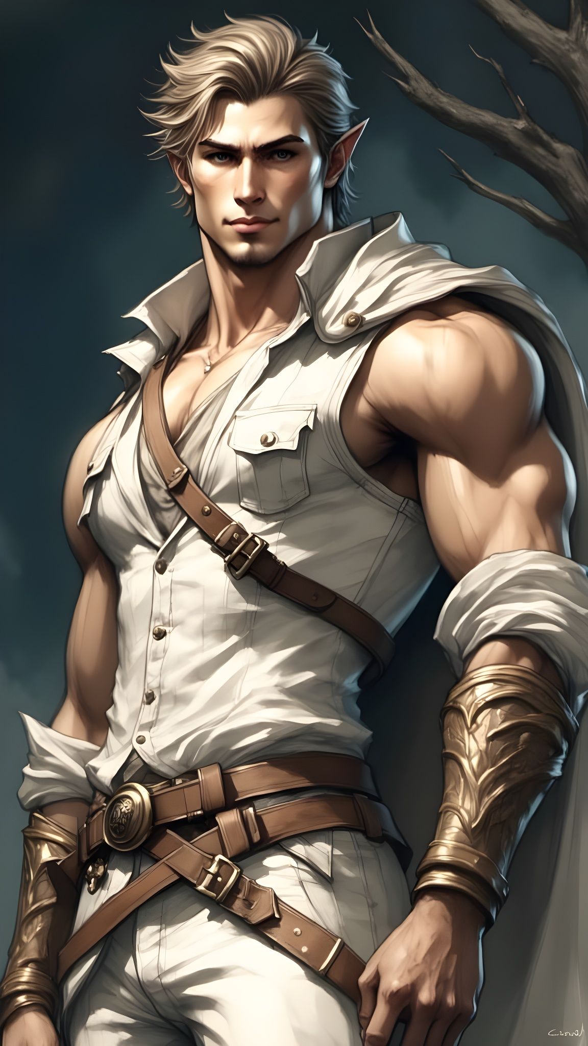 Athletic Jock as Princess Zelda