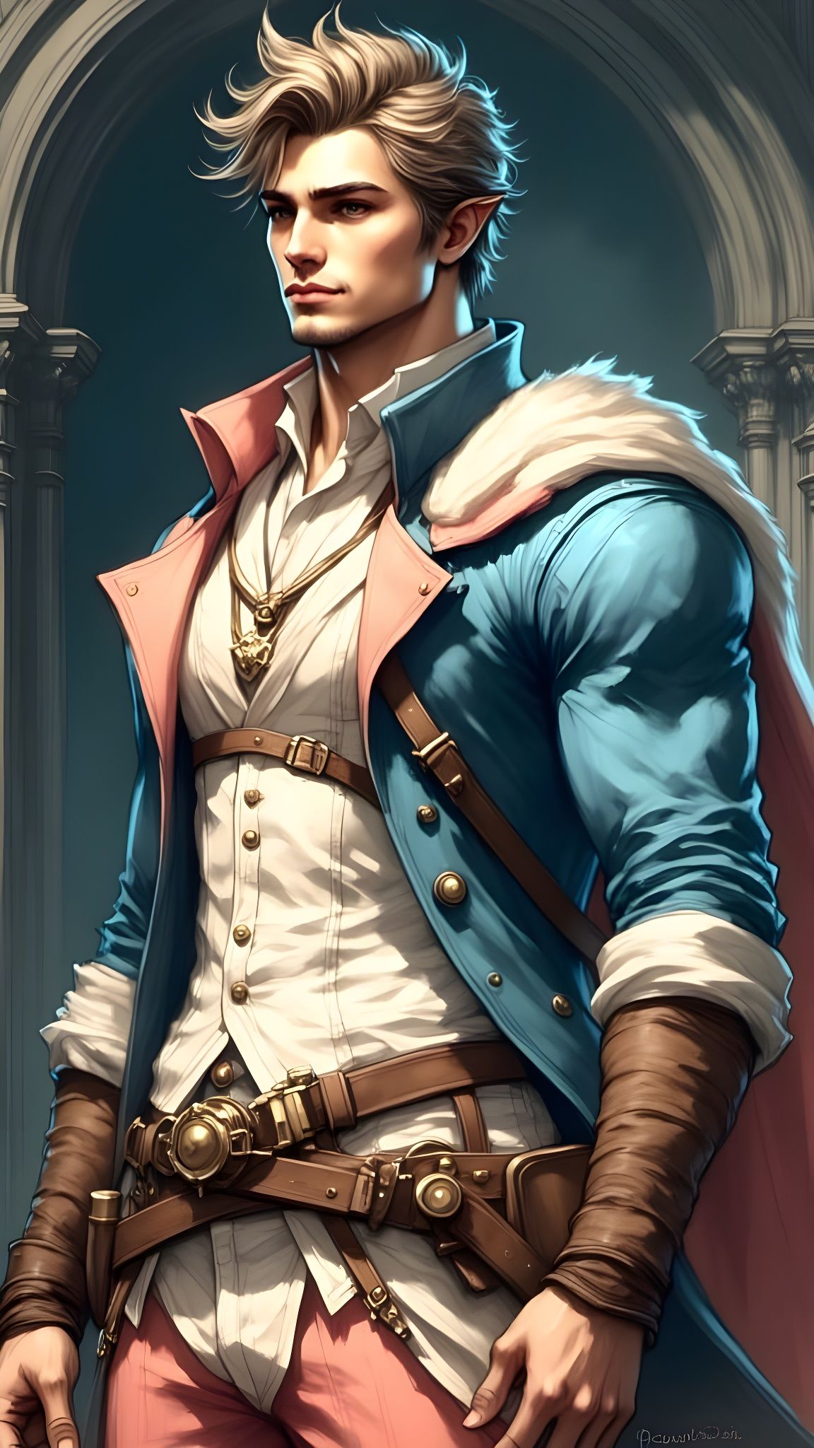 Athletic Jock Channels Princess Zelda with Flair