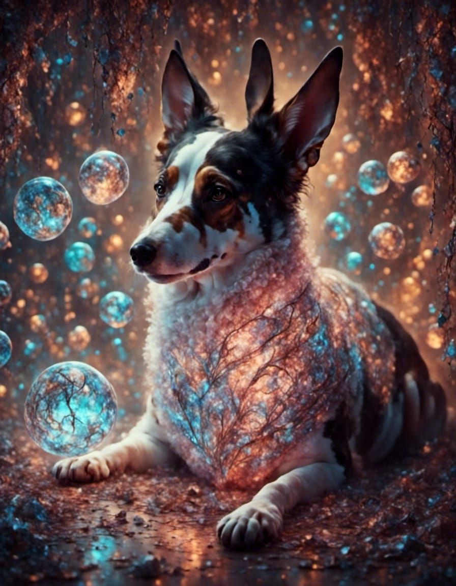 Dreamlike Portrait of a Woman in Her Hideout