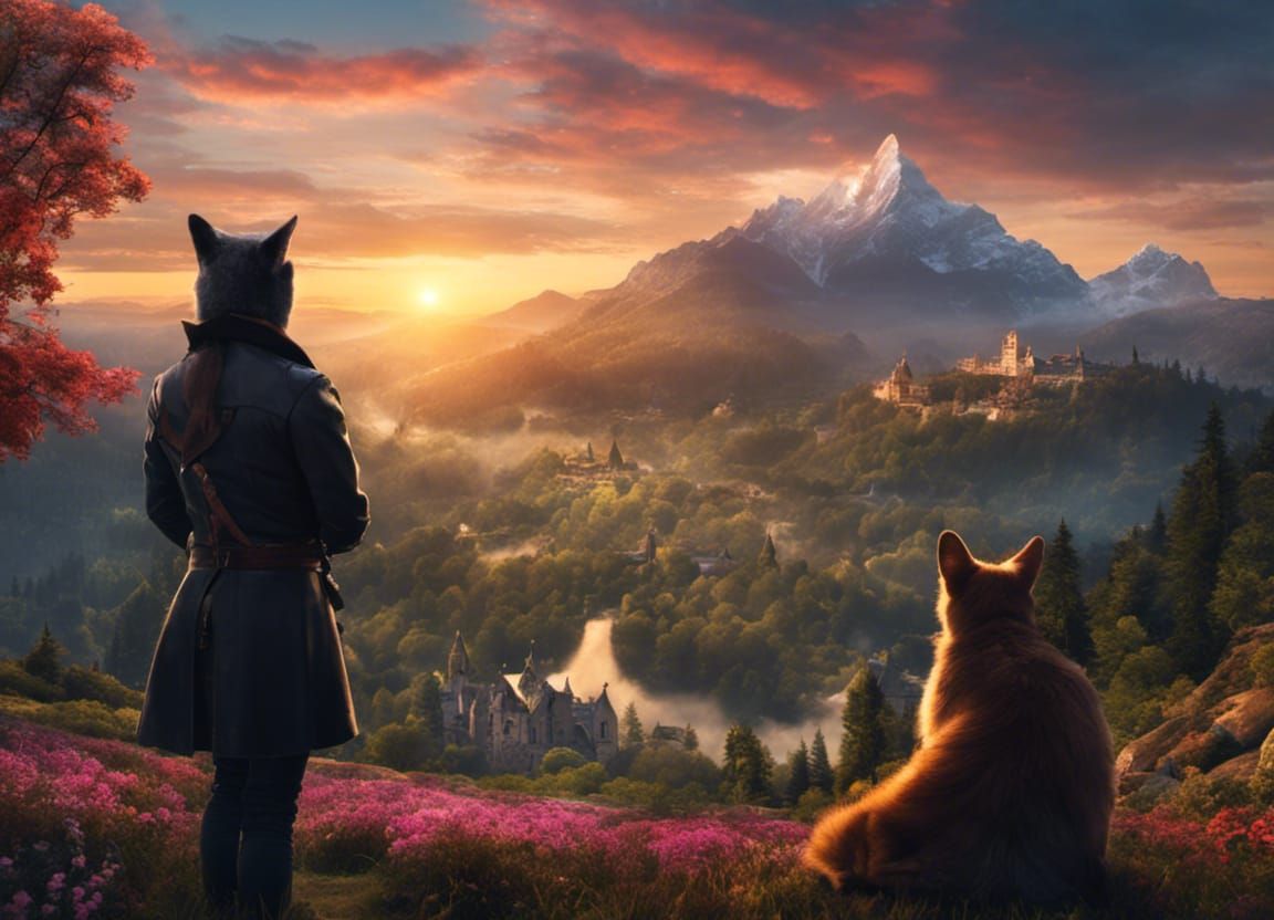 Humanoid Cat at Roaring Twenties Party