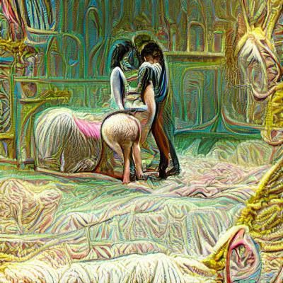 Lustful Lovers With Animalistic Genitals