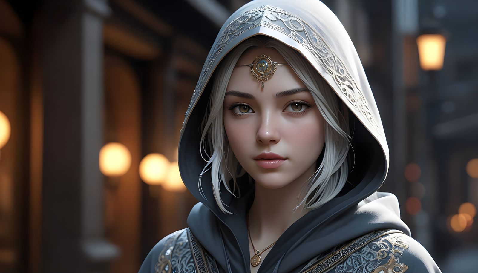 Ethereal Narrator's Avatar in Anime Style