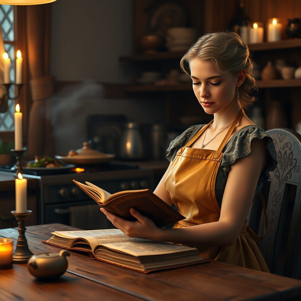 Cinderella’s Culinary & Literary Delight 📖🍽️💫