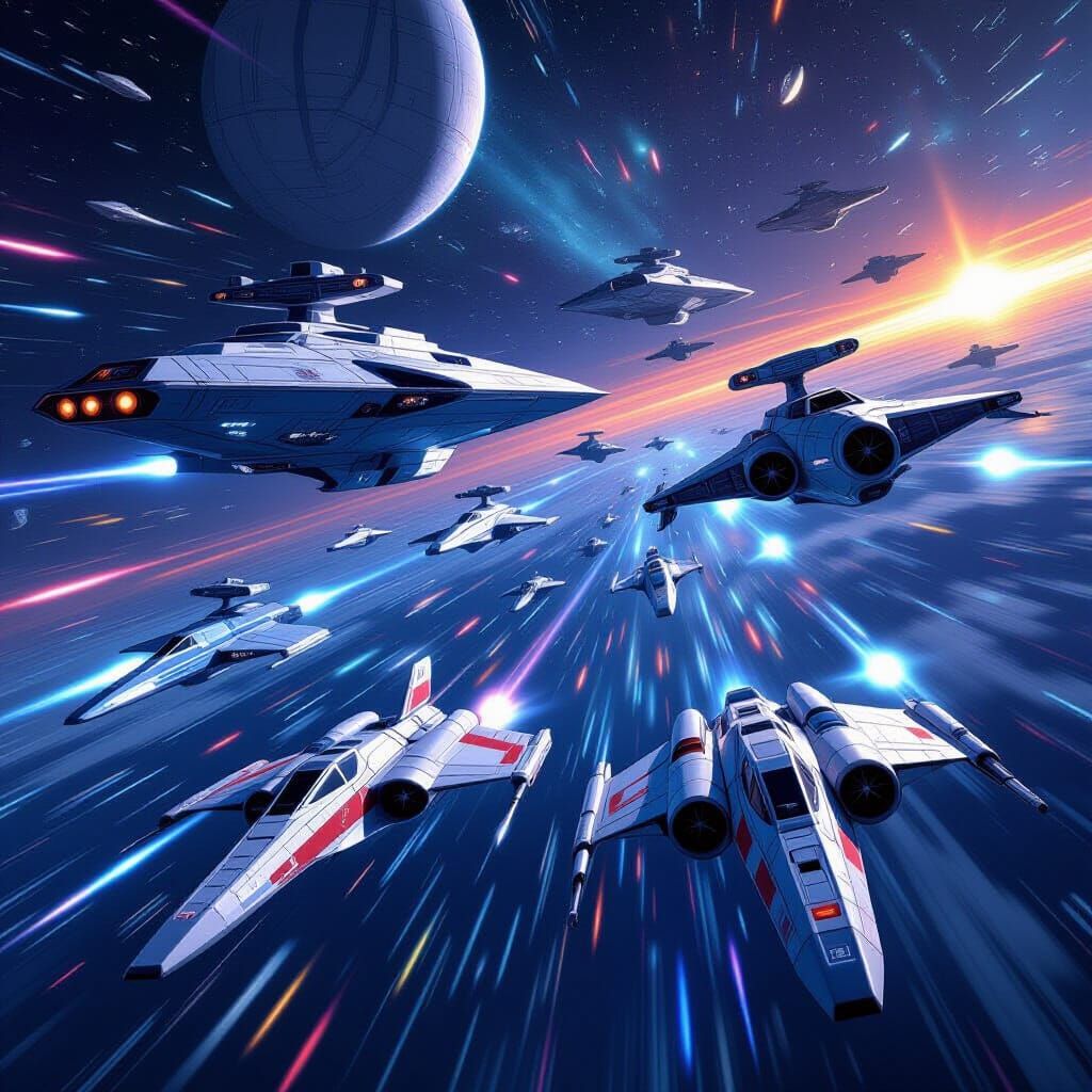 Epic Space Battle: Star Wars vs Star Trek