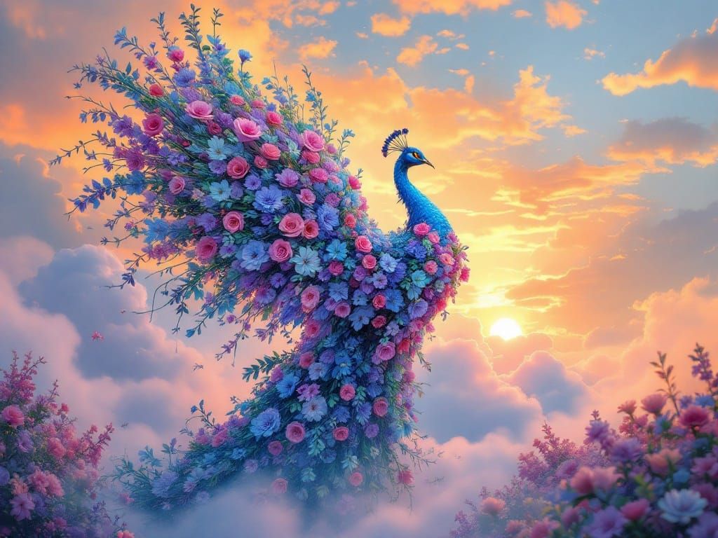 Spring Peacock