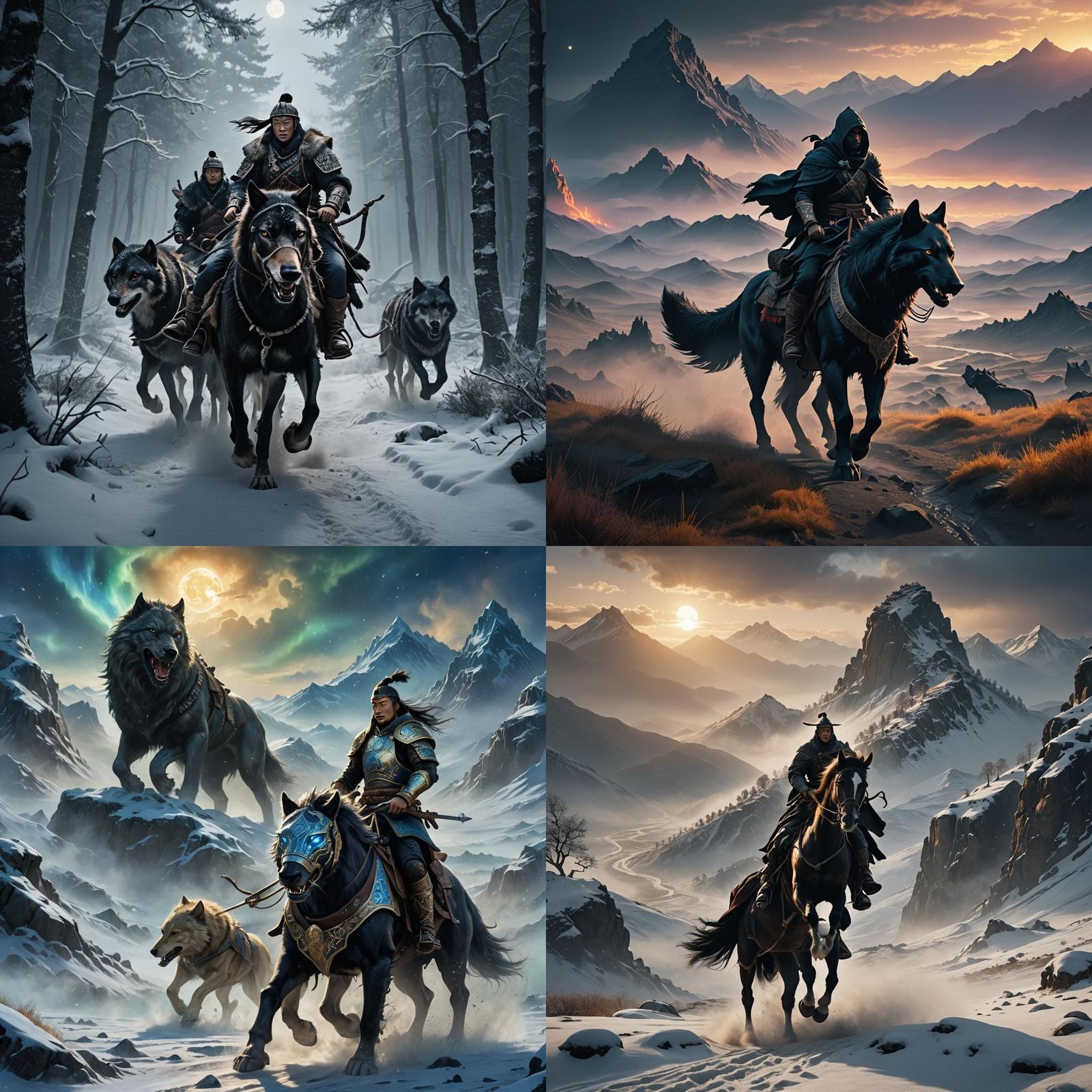 Dark Fantasy Mongolia: 3D Game Cinematic