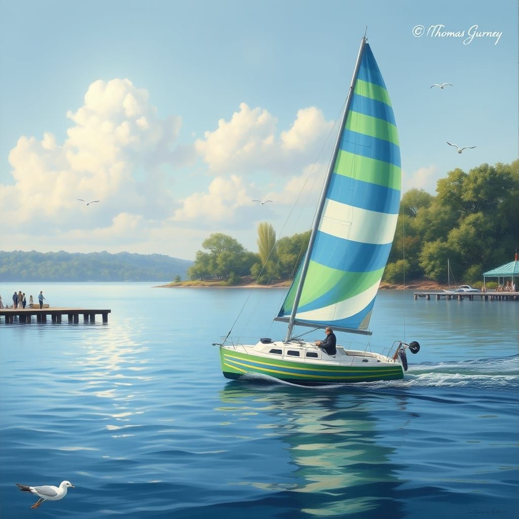 Serenity on the Bay: A Leisurely Sail