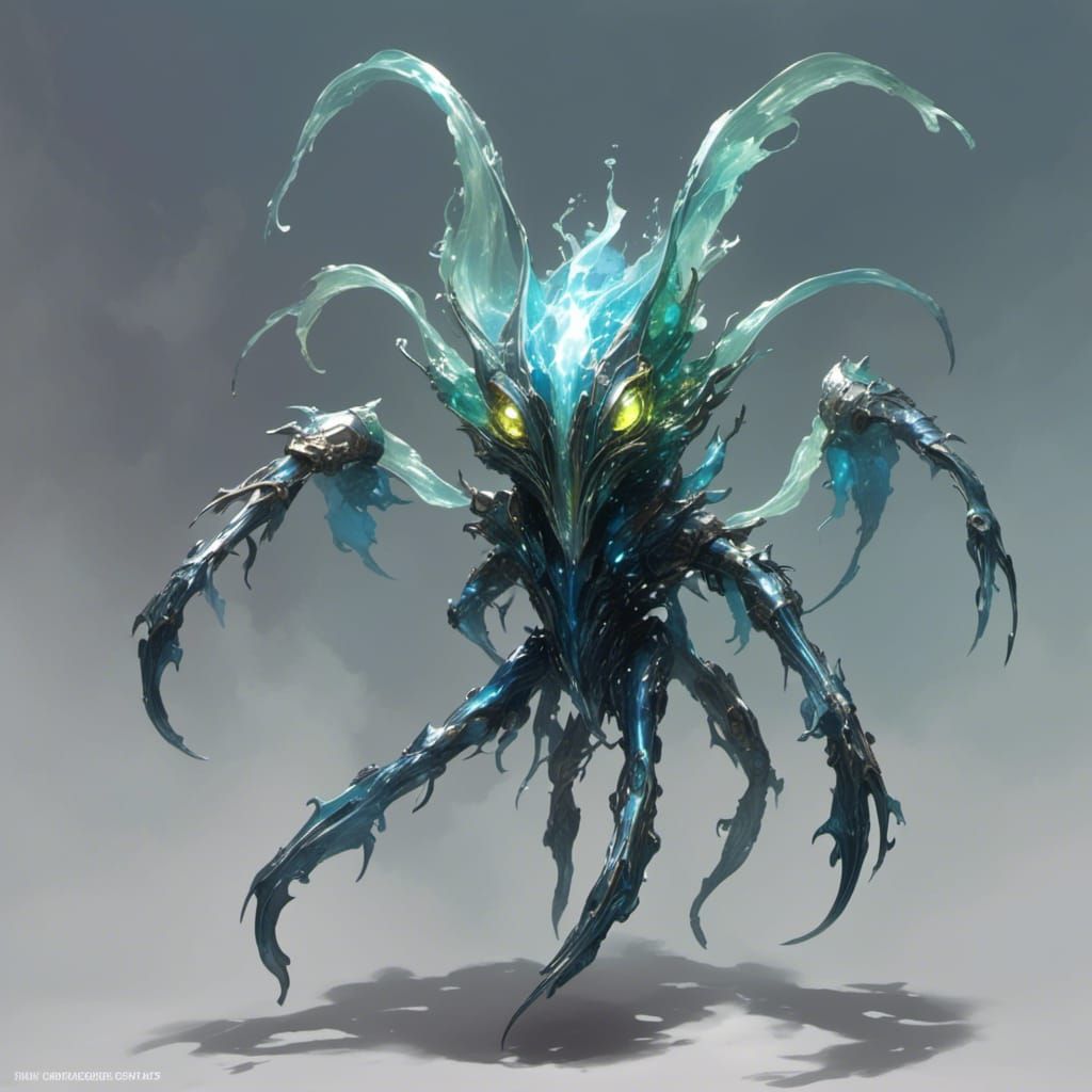 Ethereal Wisp Creature in Dreamlike Style