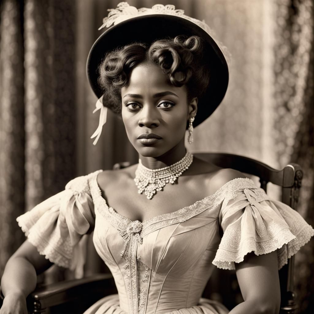 Vintage Photograph of Race Film Actors, 1900s