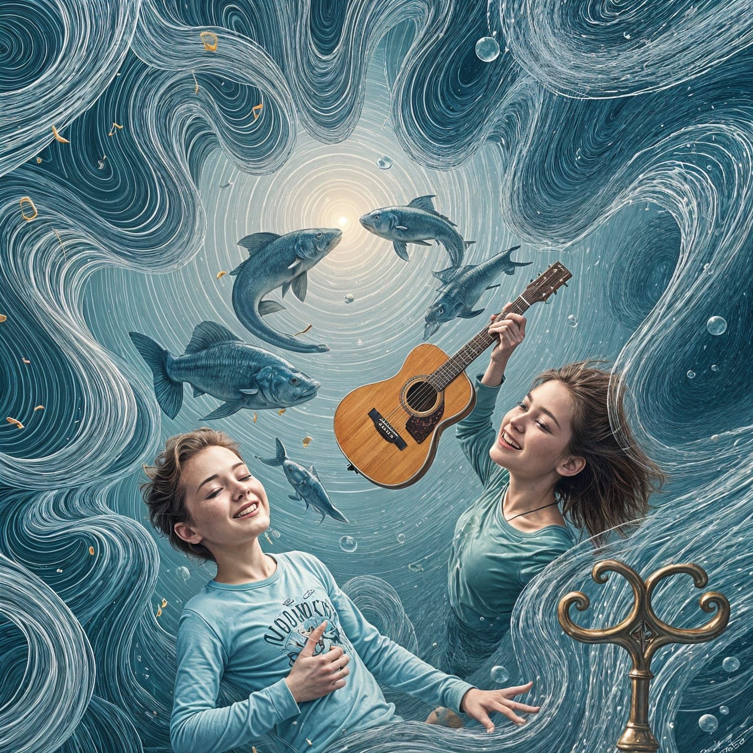 Vibrant Oceanic Melody Unfolds Beneath the Waves