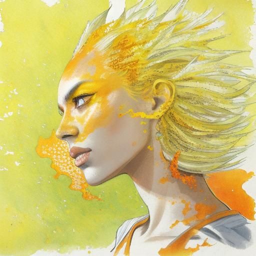 Intense Fiery Scene Generated by AI