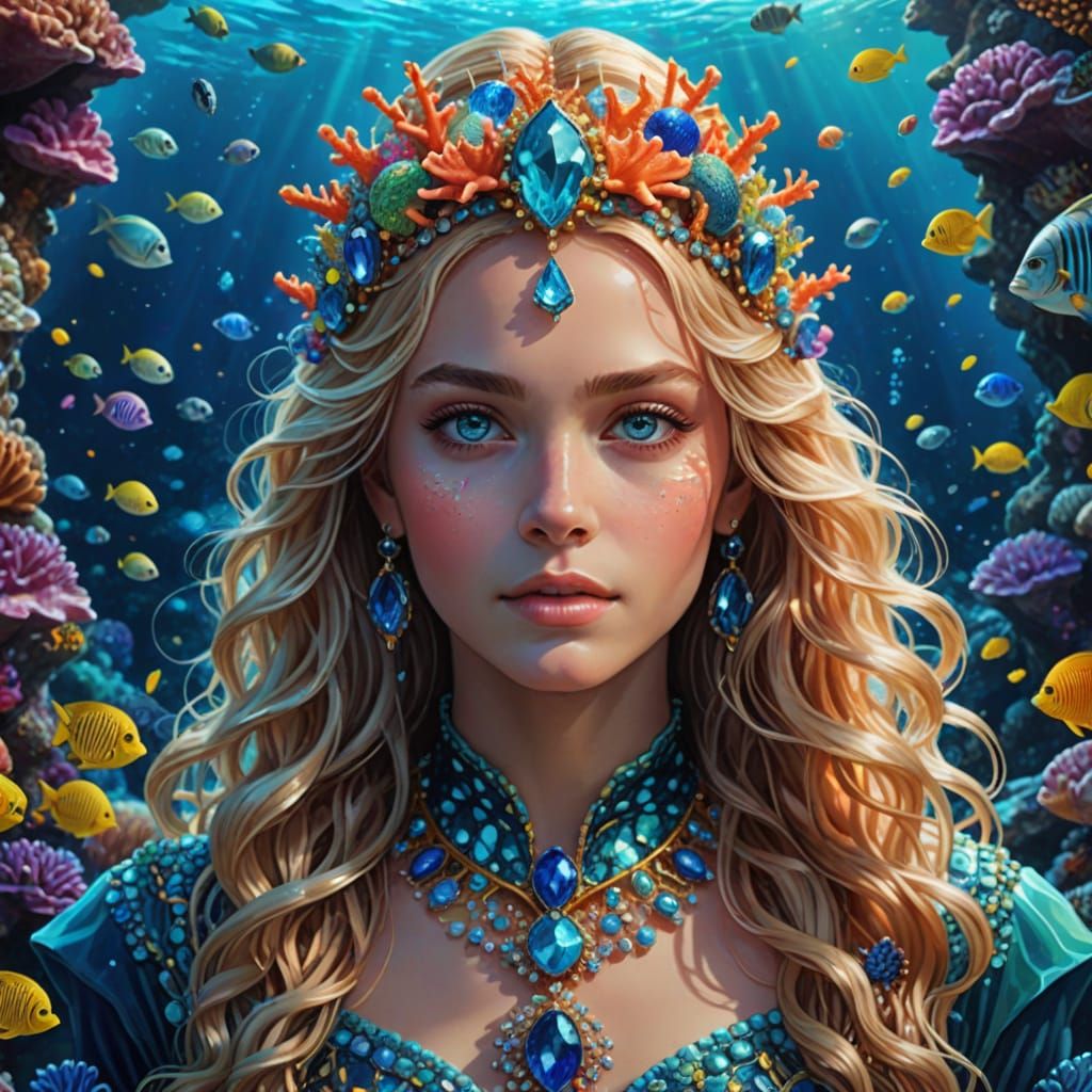 Goddess of the Sea Revealed in Vibrant, Magical Portrait