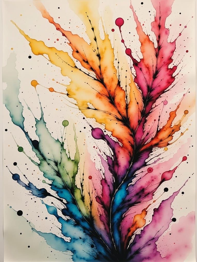 Mesmerizing Alcohol Ink Art: Compassion in Ashy Hues